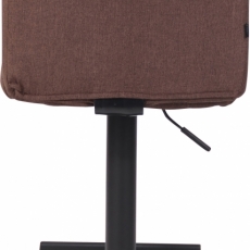 Barová židle Kells, textil, hnědá - 5