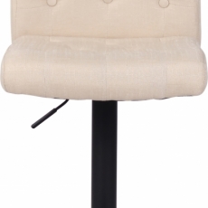 Barová židle Kells, textil, krémová - 2