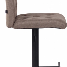 Barová židle Kells, textil, taupe - 3