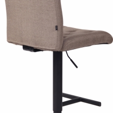 Barová židle Kells, textil, taupe - 4