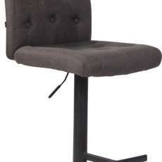 Barová židle Kells, textil, tmavě šedá - 1