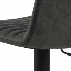 Barová židle Kimmy (SET 2 ks), antracitová - 6