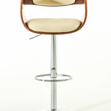 Barová židle King (SET 2 ks), krémová - 2