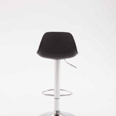 Barová židle Kyla II., syntetická kůže, černá - 4