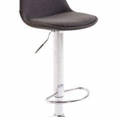 Barová židle Kyla, tmavě šedá - 1
