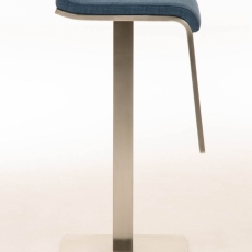 Barová židle Lameng, textil, modrá - 3