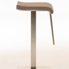 Barová židle Lameng, textil, šedá - 3