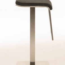 Barová židle Lameng, textil, světle hnědá - 3