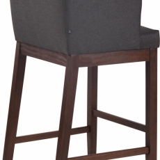 Barová židle Lara, tmavě šedá - 4