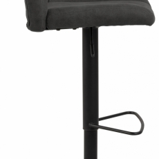 Barová židle Larry (SET 2 ks), antracitová - 3