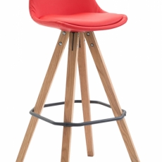 Barová židle Laura, červená  - 1