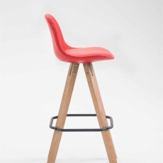 Barová židle Laura, červená  - 3