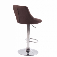 Barová židle Lazo, hnědá - 4