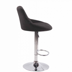 Barová židle Lazo (SET 2 ks), tmavě šedá - 3