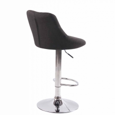 Barová židle Lazo (SET 2 ks), tmavě šedá - 4