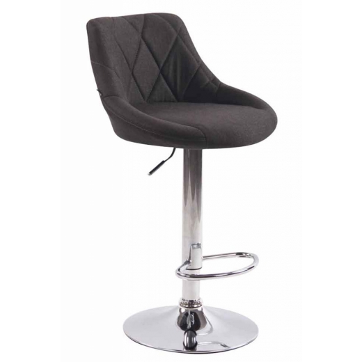 Barová židle Lazo, tmavě šedá - 1