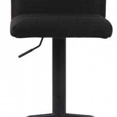 Barová židle Limerick, textil, černá / černá - 2