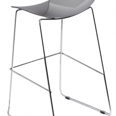 Barová židle Limone, šedá - 2