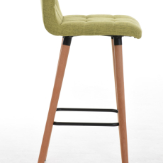 Barová židle Lincoln, textil, zelená - 2