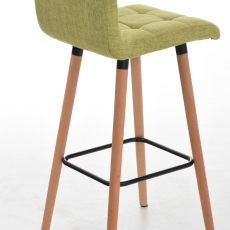 Barová židle Lincoln, textil, zelená - 3