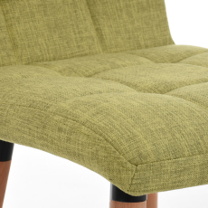 Barová židle Lincoln, textil, zelená - 5