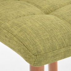 Barová židle Lincoln, textil, zelená - 6