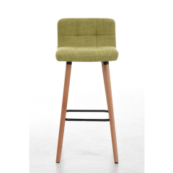 Barová židle Lincoln, textil, zelená
