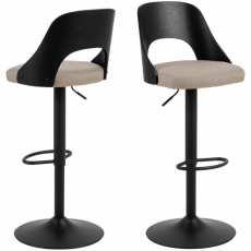 Barová židle Lucy (SET 2 ks), světle hnědá - 1