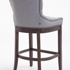 Barová židle Lyke, světle šedá - 4