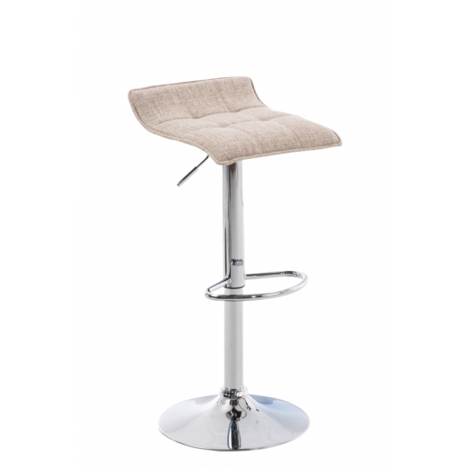 Barová židle Madison, textil, krémová - 1
