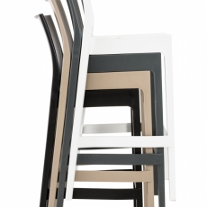 Barová židle May, bílá - 9
