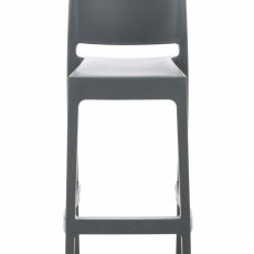Barová židle May, tmavě šedá - 2