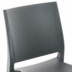 Barová židle May, tmavě šedá - 4