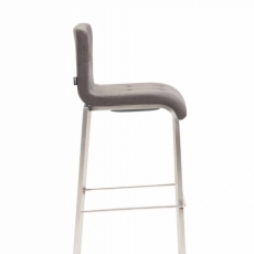 Barová židle Miluan, tmavě šedá - 3