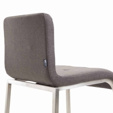 Barová židle Miluan, tmavě šedá - 5