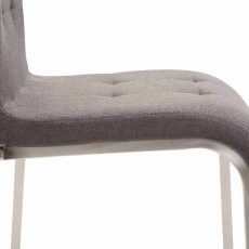 Barová židle Miluan, tmavě šedá - 6
