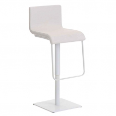 Barová židle Mona, bílá podnož - 3