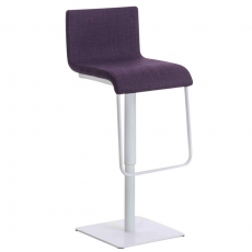 Barová židle Mona, bílá podnož - 6