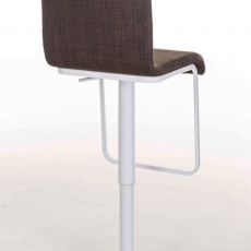 Barová židle Mona, bílá podnož - 13