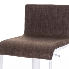 Barová židle Mona, bílá podnož - 9