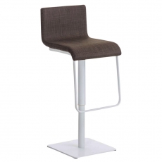 Barová židle Mona, bílá podnož - 1