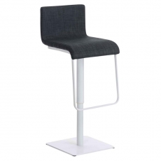 Barová židle Mona, bílá podnož - 5