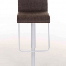 Barová židle Mona, bílá podnož - 12