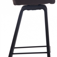 Barová židle Newnan, černá / černá - 3