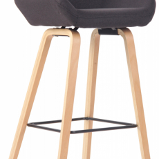 Barová židle Newnan, přírodní / černá - 1