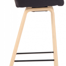 Barová židle Newnan, přírodní / černá - 3