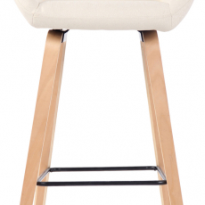 Barová židle Newnan, přírodní / krémová - 2