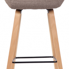 Barová židle Newnan, přírodní / taupe - 2