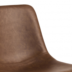 Barová židle Oregon (SET 2 ks), hnědá - 6