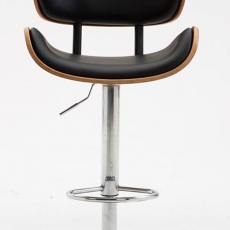 Barová židle Pazio, ořech - 5